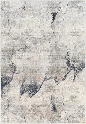 Norland NLD-2311 Modern Polypropylene, Polyester Rug NLD2311-573 Light Gray, Charcoal, Khaki, Butter, Navy 70% Polypropylene, 30% Polyester 5' x 7'3"