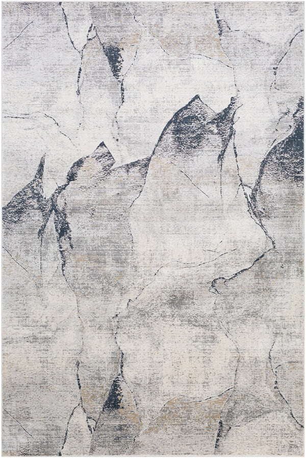 Norland NLD-2311 Modern Polypropylene, Polyester Rug NLD2311-912 Light Gray, Charcoal, Khaki, Butter, Navy 70% Polypropylene, 30% Polyester 9' x 12'