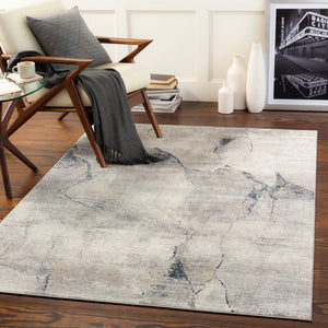 Norland NLD-2311 Modern Polypropylene, Polyester Rug NLD2311-912 Light Gray, Charcoal, Khaki, Butter, Navy 70% Polypropylene, 30% Polyester 9' x 12'