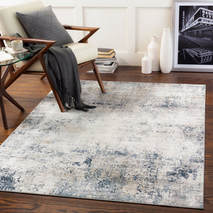 Norland NLD-2312 Modern Polypropylene, Polyester Rug NLD2312-912 Medium Gray, Charcoal, Denim, Beige, Khaki 70% Polypropylene, 30% Polyester 9' x 12'