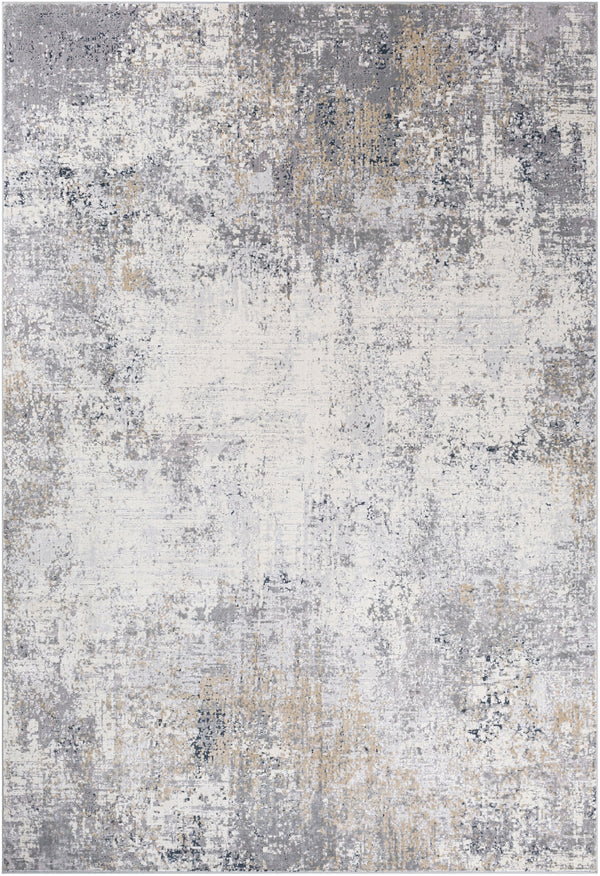 Norland NLD-2314 Modern Polypropylene, Polyester Rug NLD2314-912 Medium Gray, Charcoal, Cream, Beige, Khaki 70% Polypropylene, 30% Polyester 9' x 12'