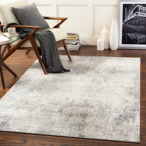 Norland NLD-2314 Modern Polypropylene, Polyester Rug NLD2314-912 Medium Gray, Charcoal, Cream, Beige, Khaki 70% Polypropylene, 30% Polyester 9' x 12'