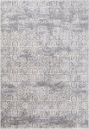 Norland NLD-2315 Traditional Polypropylene, Polyester Rug NLD2315-912 Medium Gray, Cream, Beige, Khaki 70% Polypropylene, 30% Polyester 9' x 12'