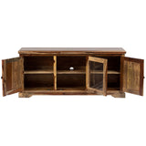 Porter Designs Taos Solid Sheesham Wood Natural TV Stand Natural 07-196-20-23147