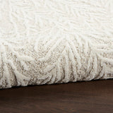 Nourison Michael Amini Ma30 Star SMR03 Glam Handmade Hand Tufted Indoor only Area Rug Ivory 7'9" x 9'9" 99446881496