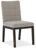 Miramar - Aventura Transitional Miramar Aventura Cupertino Upholstered Side Chair In Oak Solids And Fabric - Set of 2