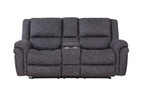 Socorro Reclining Console Loveseat Contemporary Reclining Love