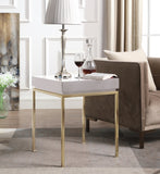 Cannes Beige Side Table