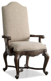 Rhapsody Traditional-Formal Uph Armchair In Hardwood Solids, Fabric - Set of 2