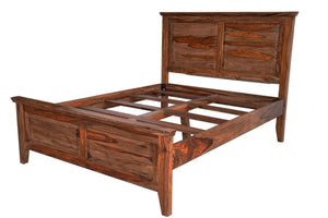 Porter Designs Sonora Solid Sheesham Wood Queen Natural Bed Brown 04-116-14-7730-KIT