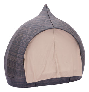 Zuo Modern Majorca 100% Olefin, Polyethylene, Aluminum Modern Commercial Grade Daybed Brown, Beige 100% Olefin, Polyethylene, Aluminum