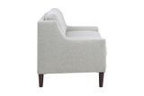 Porter Designs Mellon Tufted Modern Loveseat Cream 01-207C-02-1651