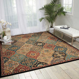 Nourison Nourison 2020 NR203 Persian Machine Made Loomed Indoor Area Rug Multicolor 9'2" x 12'5" 99446364418