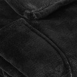 Pedra Black Flannel Fleece Wrap Set