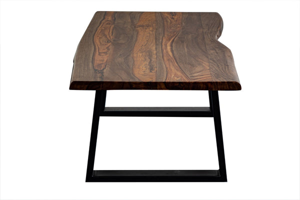 Porter Designs Manzanita Live Edge Solid Acacia Wood Natural Coffee Table Brown 05-196-02-4640T-KIT