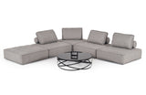 VIG Furniture Divani Casa Nolden - Modern Grey Fabric Modular Sectional Sofa VGKNK8542-GREY