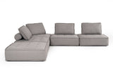 VIG Furniture Divani Casa Nolden - Modern Grey Fabric Modular Sectional Sofa VGKNK8542-GREY