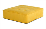 VIG Furniture Divani Casa Nolden - Waterproof Yellow Fabric Ottoman VGKNK8542-Y-OTT
