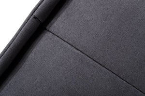 VIG Furniture Divani Casa Nolden - Waterproof Dark Grey Fabric Ottoman VGKNK8542-DK-GRY-OTT