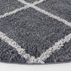Safavieh Norway 206 Modern Power Loomed Rug Dark Grey / Light Grey NOR206F-9