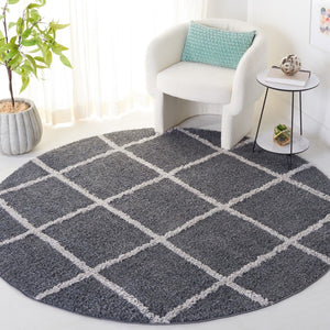 Safavieh Norway 206 Modern Power Loomed Rug Dark Grey / Light Grey NOR206F-9