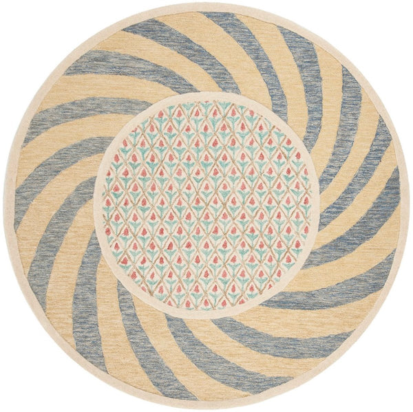 Safavieh Novelty 108 Hand Tufted 80% Wool and 20% Cotton Rug NOV108A-4R