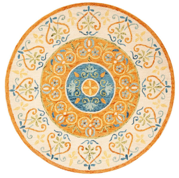 Safavieh Novelty 601 Hand Tufted Wool and Cotton with Latex Rug NOV601P-8R