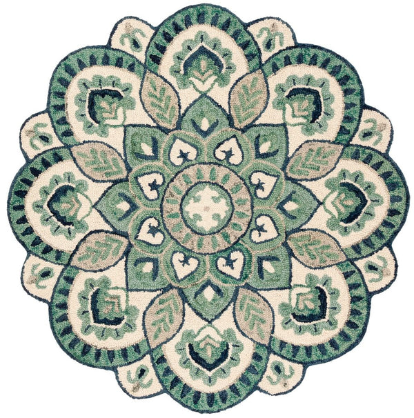 Safavieh Novelty 604 Hand Tufted Wool and Cotton with Latex Rug NOV604M-9R