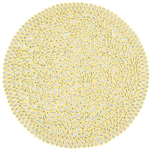 Novelty 701 Hand Knotted Micro Yarn 0 Rug Yellow / Blue Micro yarn NOV701C-6R