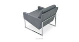 Grey Leatherette