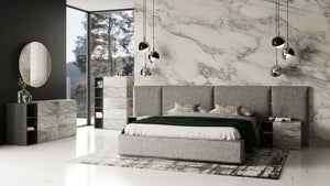 VIG Furniture Nova Domus Maranello - Modern Grey Bed VGMAMQT-S25-BR-121-GRY-BED