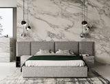 VIG Furniture Nova Domus Maranello - Modern Grey Bed VGMAMQT-S25-BR-121-GRY-BED
