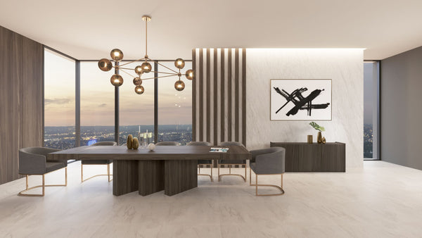 VIG Furniture Nova Domus Unico - Modern Dark Eucalyptus Extendable Dining Table VGACUNICO-GRN-DT