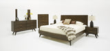 VIG Furniture Modrest Novak Modern Dark Oak Bed VGLBNANT-BED