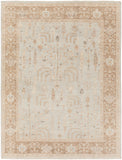 Normandy NOY-8003 Traditional Wool Rug NOY8003-810 Beige, Khaki, Wheat, Camel, Pale Blue 100% Wool 8' x 10'