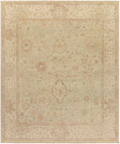 Normandy NOY-8009 Traditional Wool Rug NOY8009-810 Khaki, Cream, Beige, Camel, Taupe, Butter, Medium Gray 100% Wool 8' x 10'