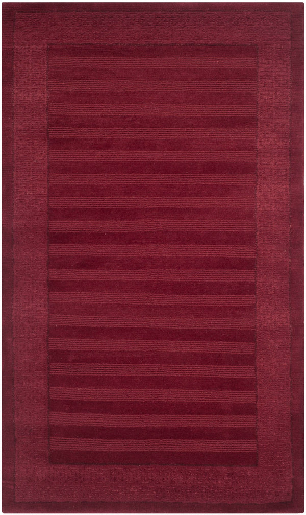 NP129 Hand Knotted Wool Pile Rug from Nepal – Elegant Rectangle Design for Timeless Style
