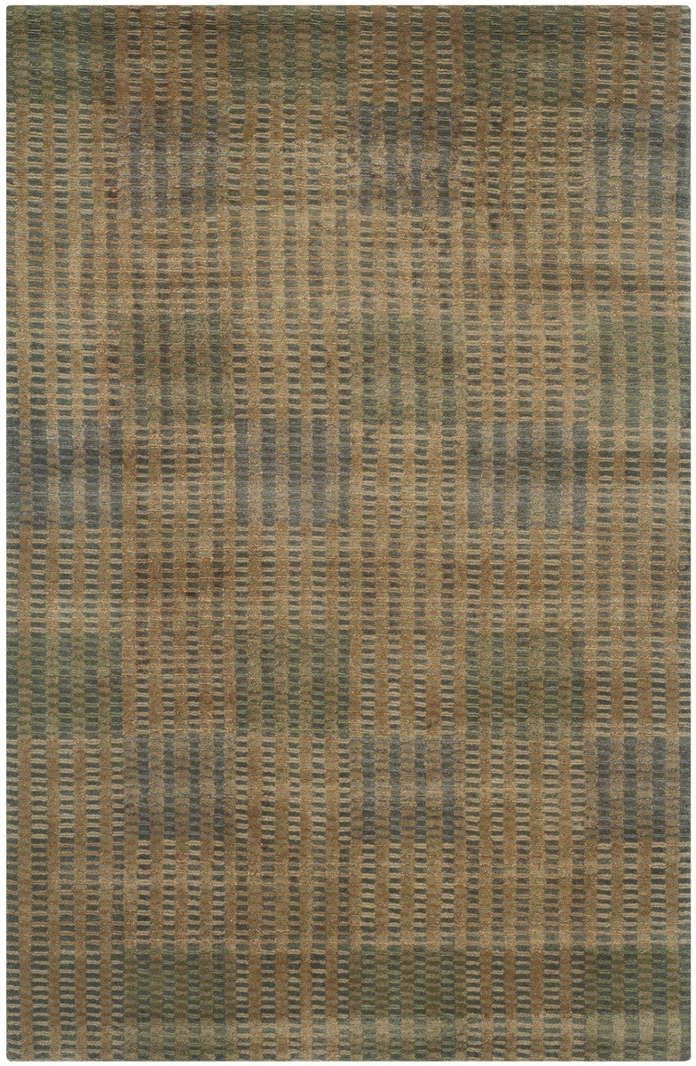 NP323 Hand Knotted Silk and Wool Rug from Nepal – Luxurious Rectangle Design for Elegant Spaces