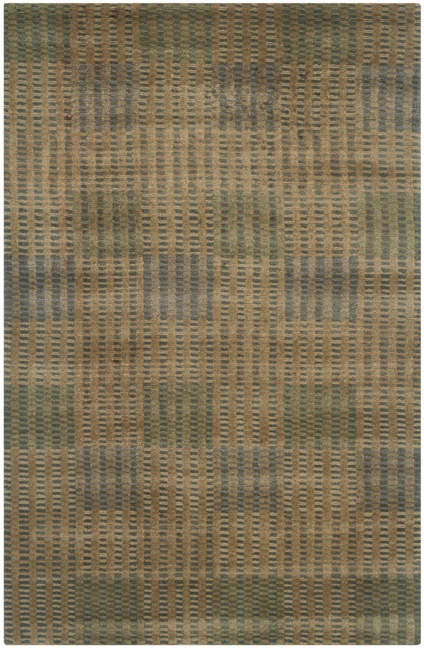 NP323 Hand Knotted Silk and Wool Rug from Nepal – Luxurious Rectangle Design for Elegant Spaces