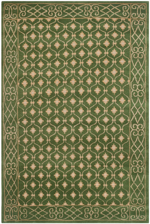 NP327 Hand Knotted Rectangle Rug - Luxurious Silk and Wool from Nepal for Timeless Elegance