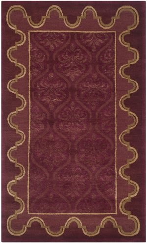 NP328 Exquisite Hand Knotted Silk and Wool Rectangle Rug from Nepal – Timeless Elegance for Your Home