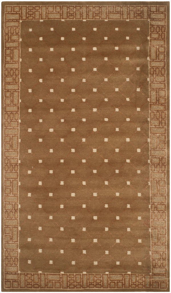 NP335 Exquisite Hand Knotted Silk and Wool Rug from Nepal - Timeless Elegance for Your Space