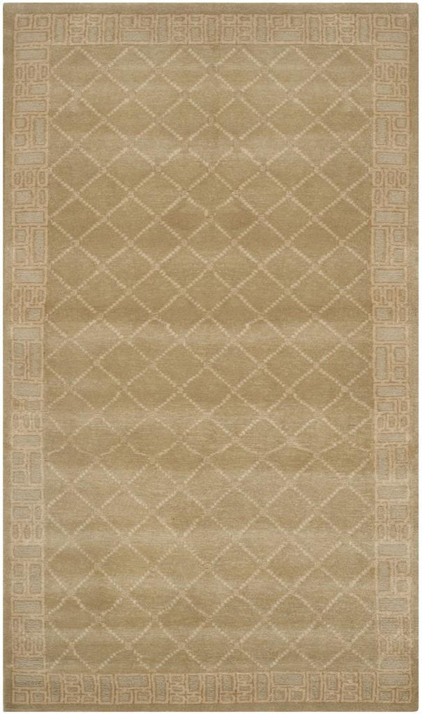 NP335 Exquisite Hand Knotted Silk and Wool Rug from Nepal - Timeless Elegance for Your Space
