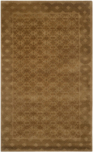 NP341 Hand Knotted Silk and Wool Rug from Nepal - Luxurious Rectangle Design for Elegant Spaces