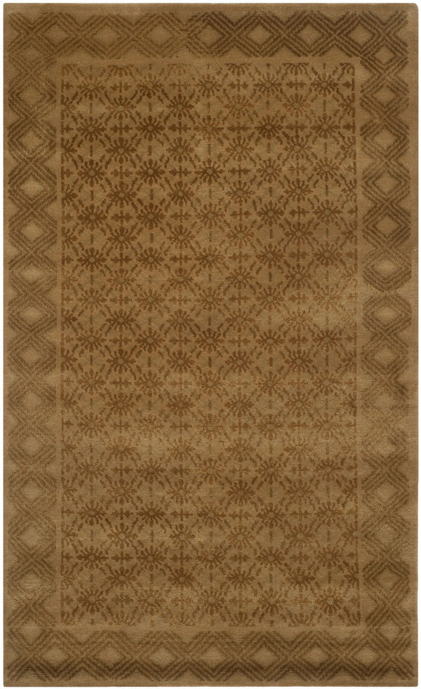 NP341 Hand Knotted Silk and Wool Rug from Nepal - Luxurious Rectangle Design for Elegant Spaces
