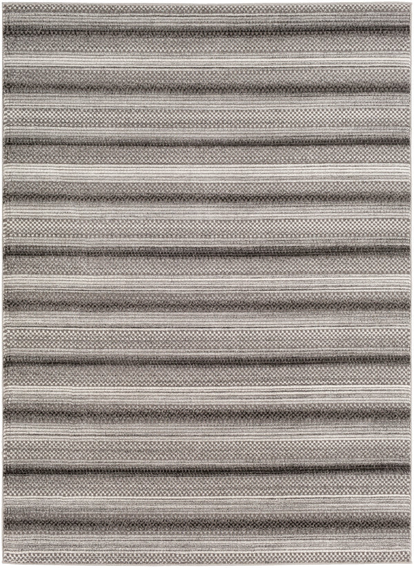 Nepali NPI-2304 Global Polypropylene Rug NPI2304-93123 Camel, Cream, Medium Gray, Black 100% Polypropylene 9' x 12'3"