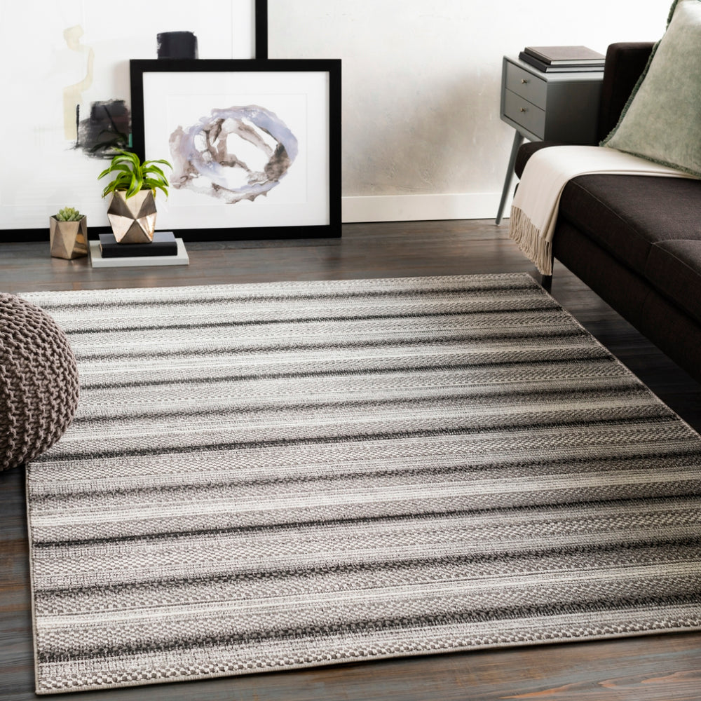 Nepali NPI-2304 Global Polypropylene Rug NPI2304-93123 Camel, Cream, Medium Gray, Black 100% Polypropylene 9' x 12'3"