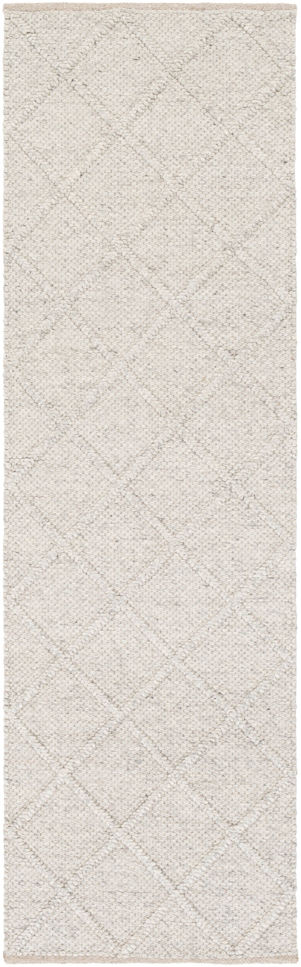 Napels NPL-2304 Modern Wool, Viscose Rug NPL2304-268 Medium Gray 70% Wool, 30% Viscose 2'6" x 8'