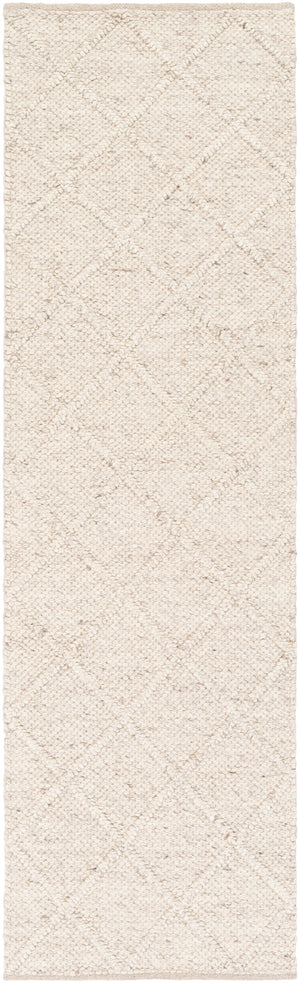 Napels NPL-2305 Modern Wool, Viscose Rug NPL2305-268 Khaki 70% Wool, 30% Viscose 2'6" x 8'