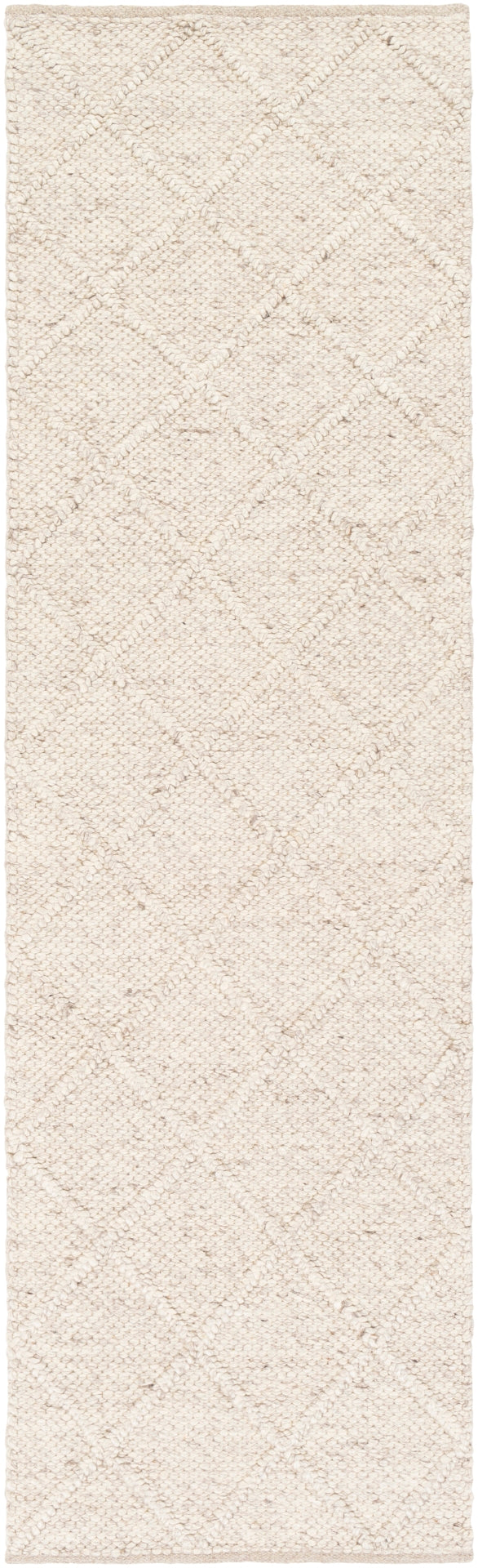 Napels NPL-2305 Modern Wool, Viscose Rug NPL2305-268 Khaki 70% Wool, 30% Viscose 2'6" x 8'